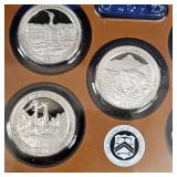 2011-Mint Proof Set-America the Beautiful Quarter Set