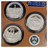 2011-Mint Proof Set-America the Beautiful Quarter Set