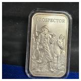 1 oz Prospector Silver Ingot