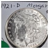1921-D Morgan BU