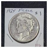 1925 Peace Dollar BU