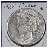 1925 Peace Dollar BU