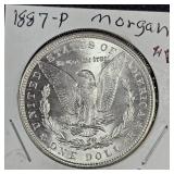 1887-P Morgan $1 BU