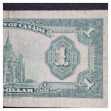 1923 Canadian $1 Large Note Green Seal