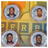 2005 NFL Superstars Medallian Collection Super Bowl XL