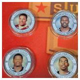 2005 NFL Superstars Medallian Collection Super Bowl XL