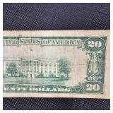 1928 B $20 Gold Certificate