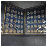 Fifty United States 24kt Gilded Quarter Dollar Collection