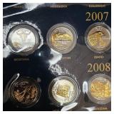 Fifty United States 24kt Gilded Quarter Dollar Collection