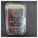 Engelhard 1oz Silver Ingot