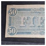 1861 Confederate $50 Note