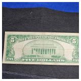 1929 $5 National Duluth MN Note