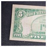 1929 $5 National Duluth MN Note