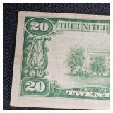 1929 $20 Federal Minneapolis MN Note  FRBN