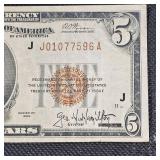 1929 $5 Federal Kansas City, MO, Note  FRBN