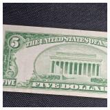 1929 $5 Federal Kansas City, MO, Note  FRBN