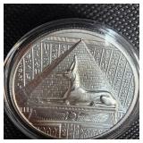 2 oz Egyptian God Silver Round