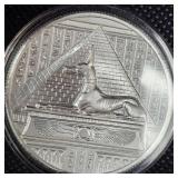 2 oz Egyptian God Silver Round