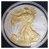 2002 Silver Eagle, Gold Guilded