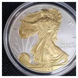 2002 Silver Eagle, Gold Guilded