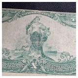 1902 $10 Milwaukee Large Note Error, Cut Offset, Top to Bottom Very Nice