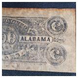 1864 $100 Confederate Alabama Large Note