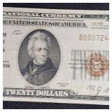 1929 $20 Sioux Falls, SD, Very Clean