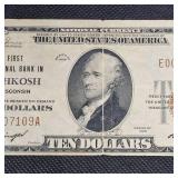 1929 $10 National Oshkosh, WI