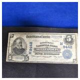 1902 $5 Minneapolis Large Note