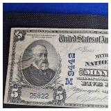 1902 $5 Minneapolis Large Note
