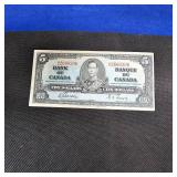 1937 $5 Bank of Canada Note