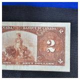 1937 $1 and $2 Bank of Canada Note