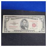 1935 $5 US Red Note