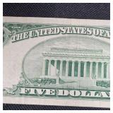 1935 $5 US Red Note