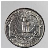 1964,64 BU Washington 25c