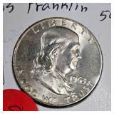 1963,1963 Franklin 50c BU, Nice