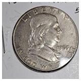 1963 Franklin XF, 1970 Kennedy 50c BU