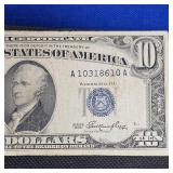 1953 $10 Silver Certificate