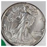 1947 Walking Liberty BU, almost AU nice