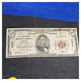 1929 $5 National Fargo, ND Note
