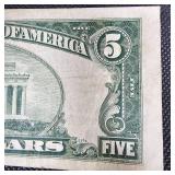 1953A $5 US Red Note