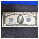 1934A $10 Silver Certificate Note