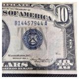 1934A $10 Silver Certificate Note
