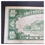 1934A $10 Silver Certificate Note