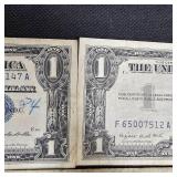 (3)1957A $1 Silver Certificate Notes