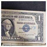 (3)1957A $1 Silver Certificate Notes