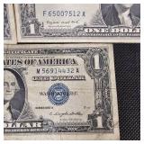 (3)1957A $1 Silver Certificate Notes