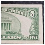 1953 $5 Silver Certificate AU