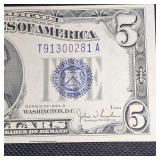 1934 D  $5 UNC Silver Certificate