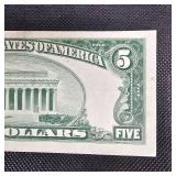 1934 D  $5 UNC Silver Certificate